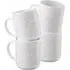 Terra Mugs Set of 4 - Grey, Fine China