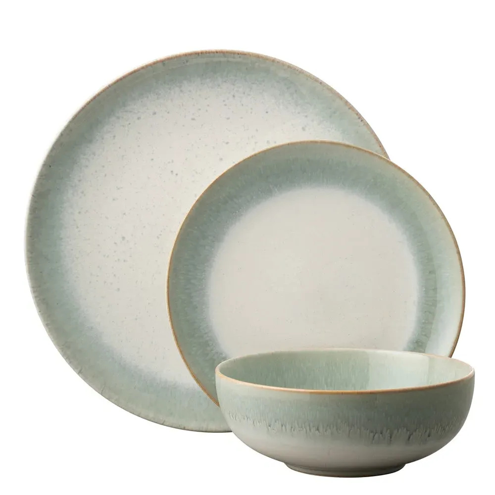 Tivoli 16 Piece Dinnerware Set - Blue Grey, Stoneware