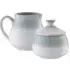 Tivoli Cream & Sugar Set - Blue Grey