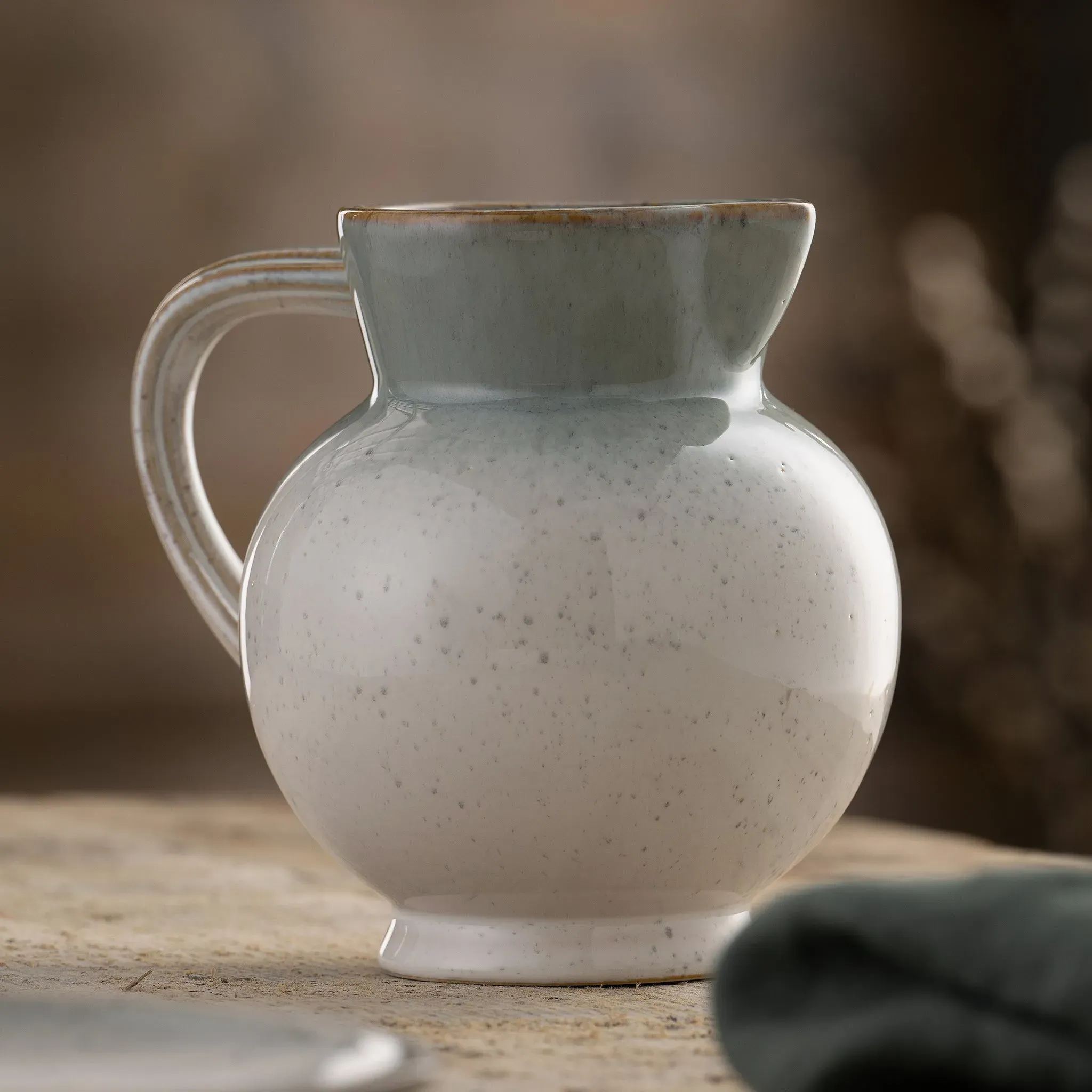 Tivoli Pitcher - Blue Grey, Stoneware