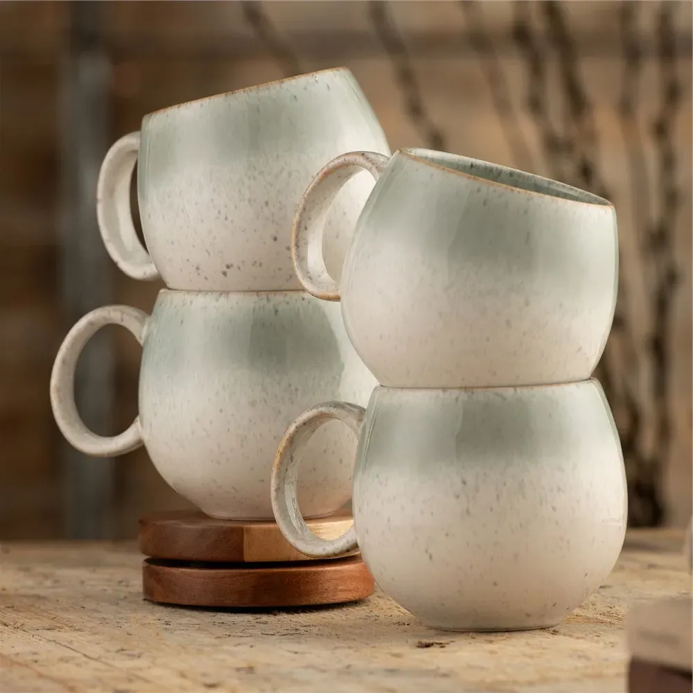 Tivoli Round Mug Set of 4 - Stoneware