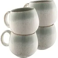 Tivoli Round Mug Set of 4 - Stoneware