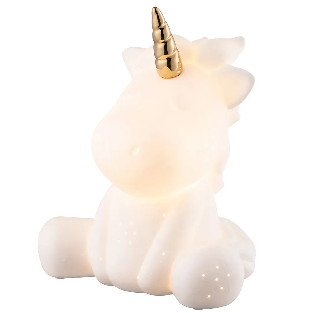 Unicorn Luminaire Table Lamp - White, Ceramic