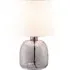 Boho Table Lamp with White Shade - Grey, Glass