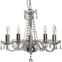 Cashel 5 Arm Chandelier - Crystal