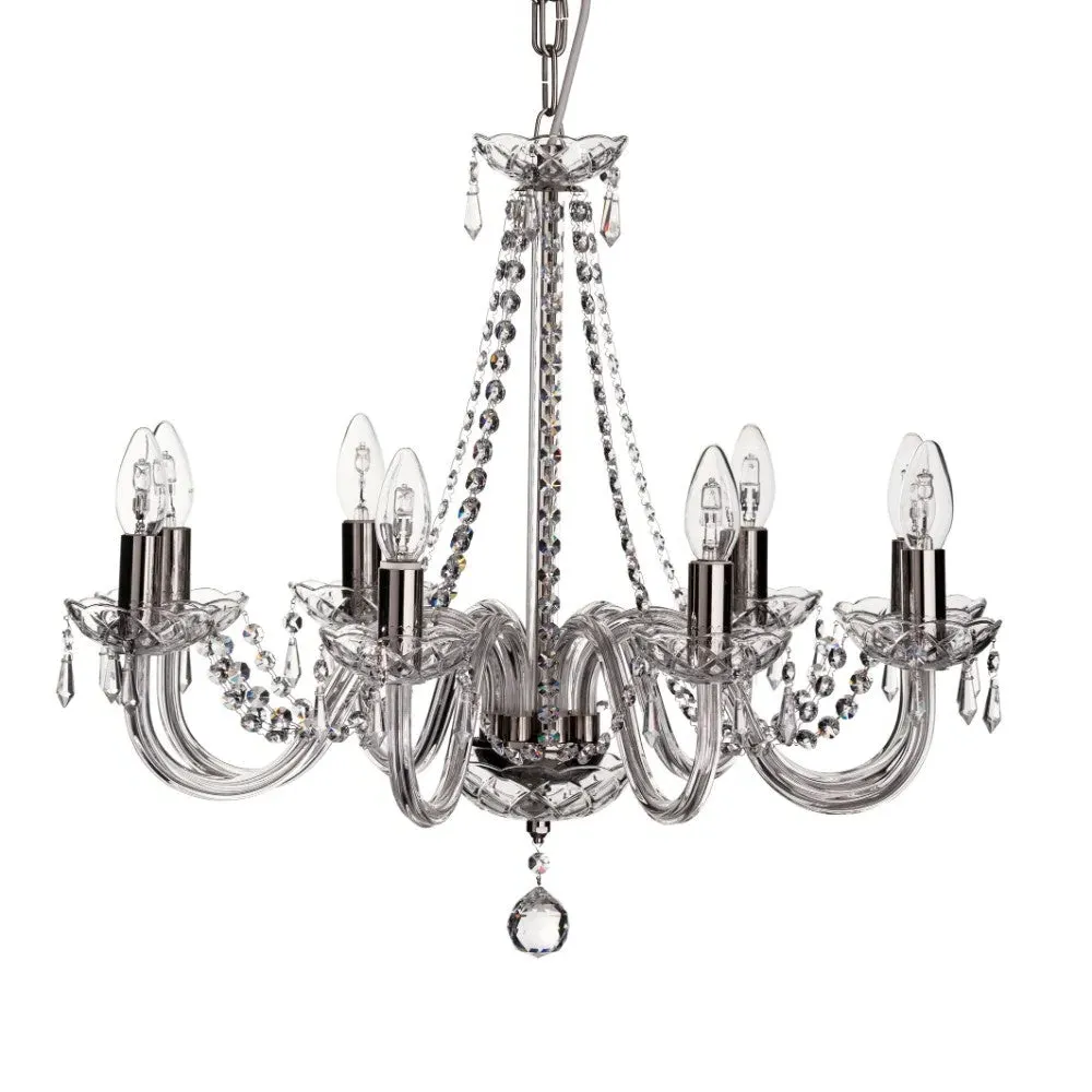 Cashel 8 Arm Chandelier - Crystal image