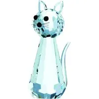 Cat Standing Ornament - Crystal
