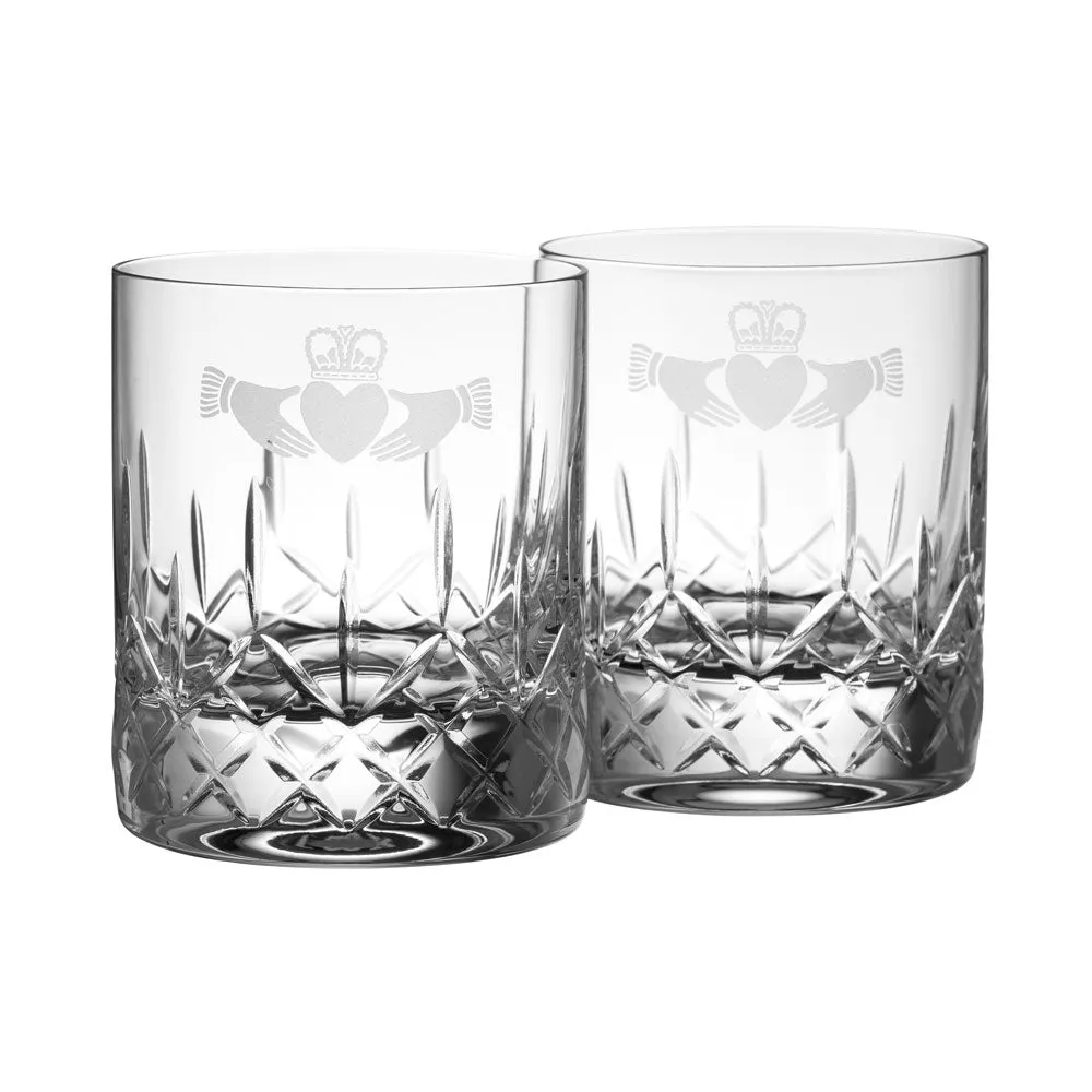 Claddagh D.O.F. Glass Pair - Crystal product
