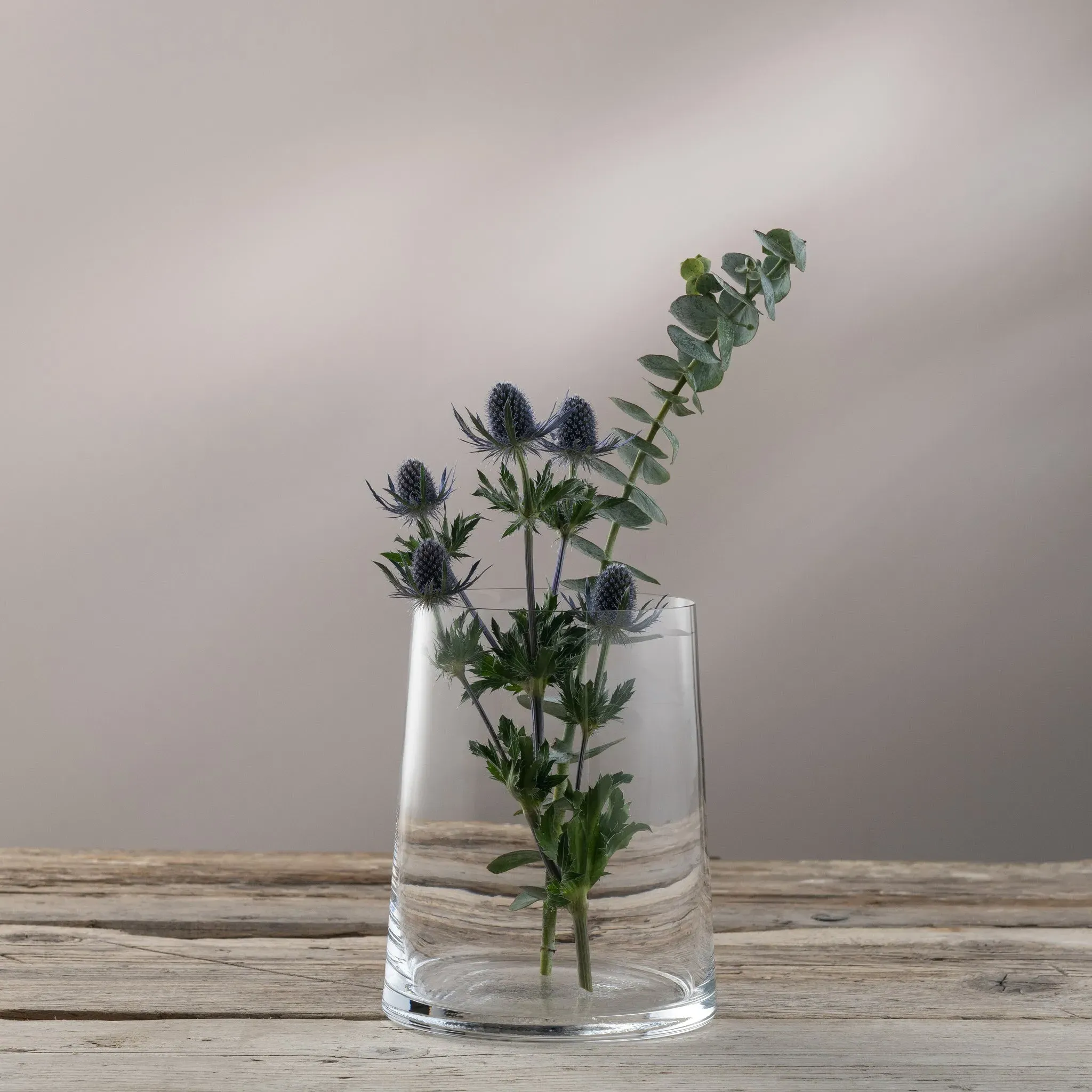Clara 6.5" Tapered Vase - Clear Crystal alternate view