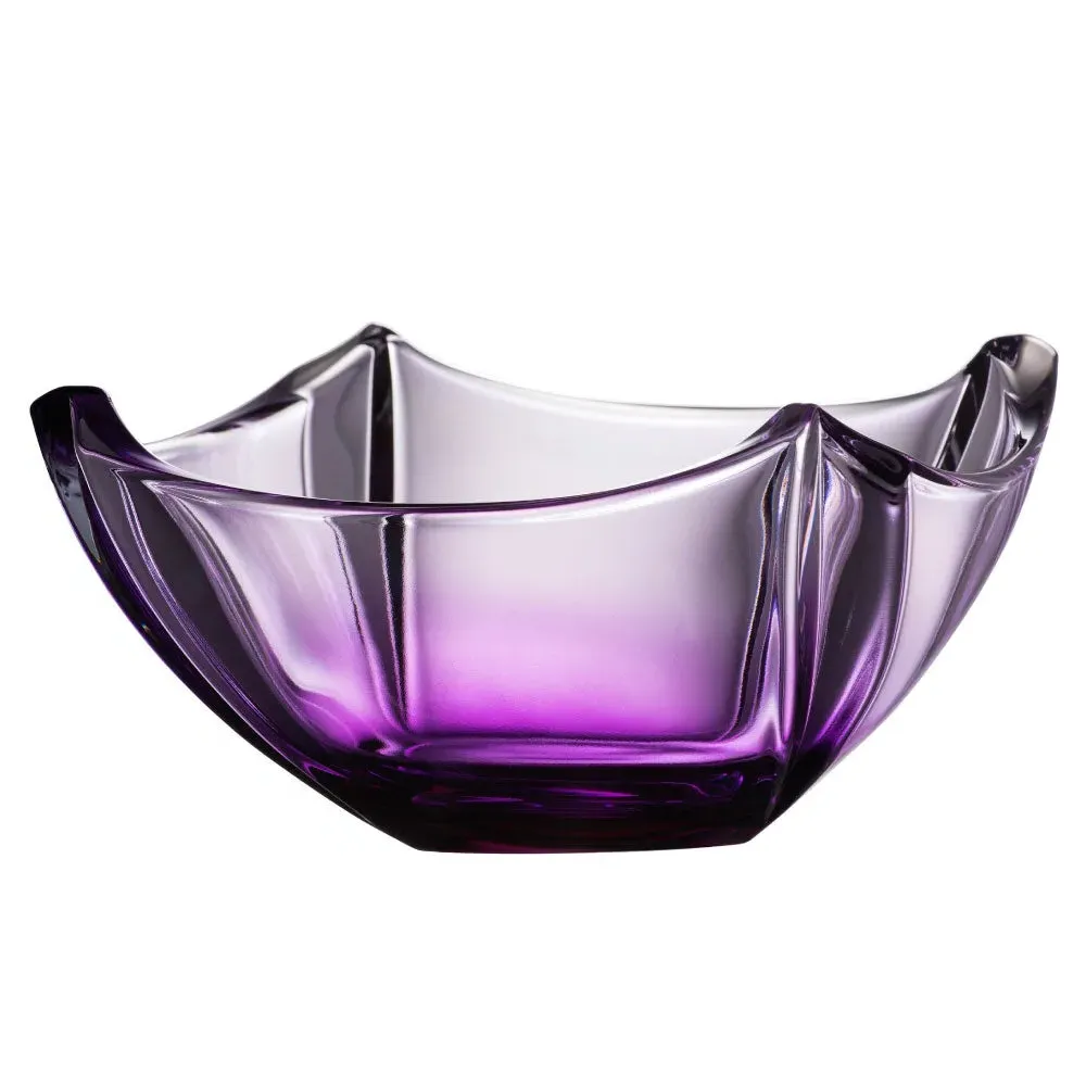 Dune 10" Bowl - Amethyst, Crystal
