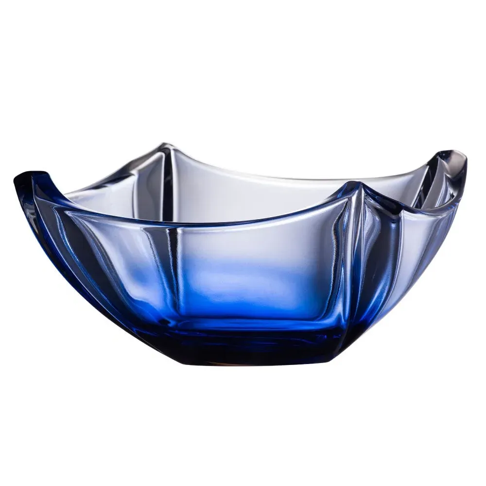 Dune 10" Bowl - Sapphire, Crystal