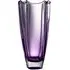 Dune 12 Inch Square Vase - Amethyst, Crystal