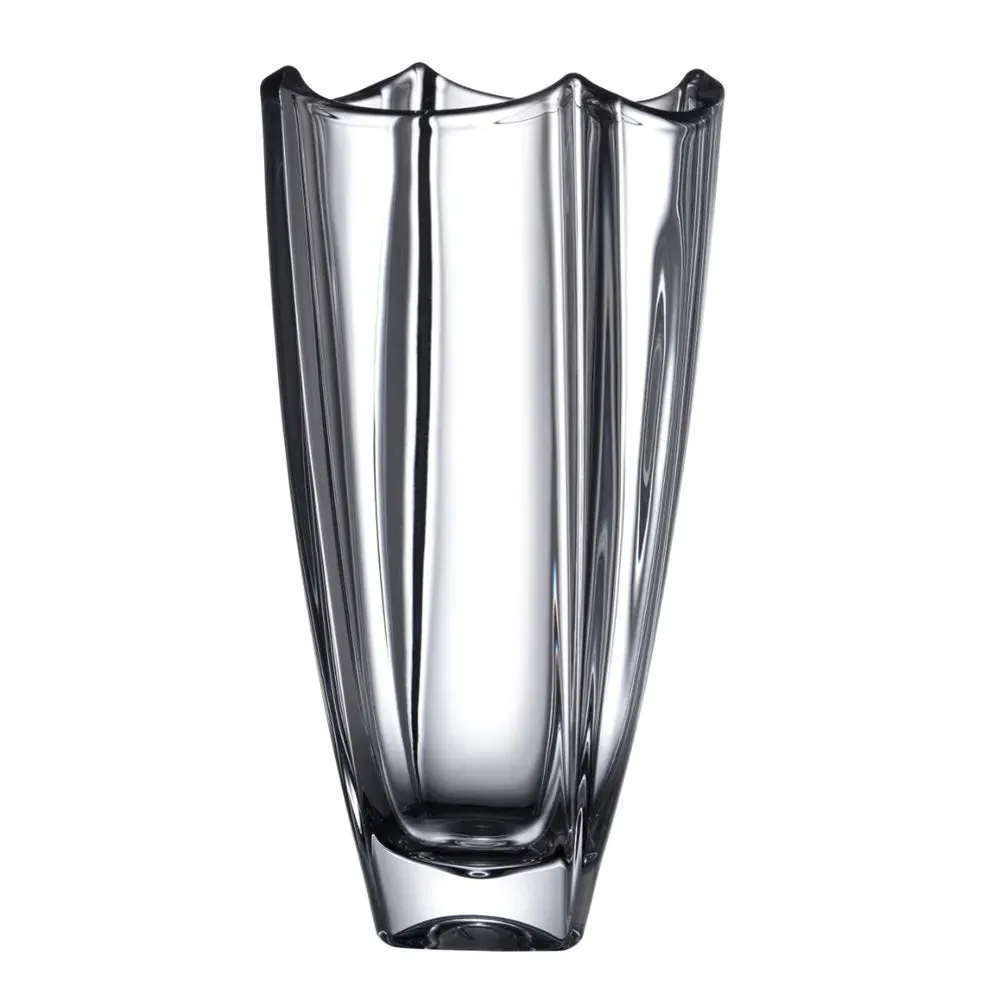 Dune 12 Inch Square Vase - Crystal image