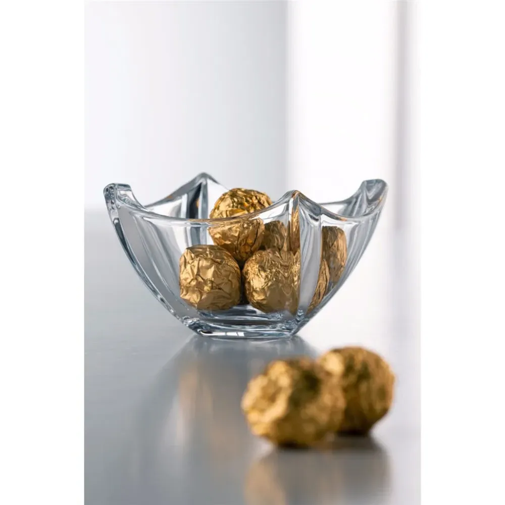 Dune Square Party Bowl - Crystal