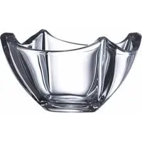 Dune Square Party Bowl - Crystal