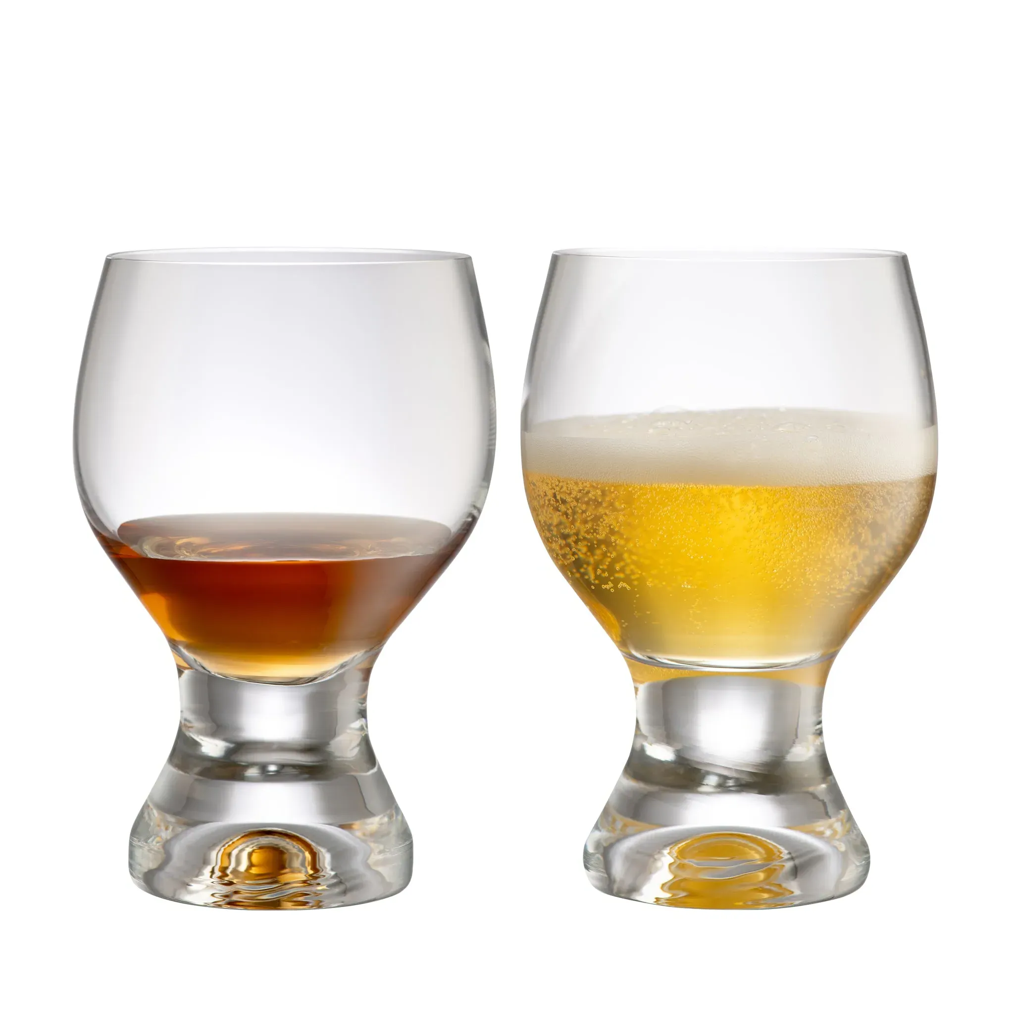 Elegance Footed Tasting Glass Pair - Crystal product