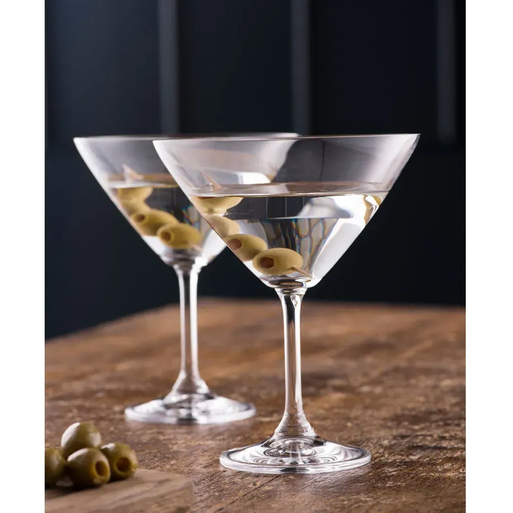 Elegance Martini Cocktail Glass Pair - Crystal alternate view