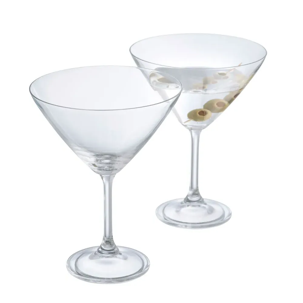 Elegance Martini Cocktail Glass Pair - Crystal product