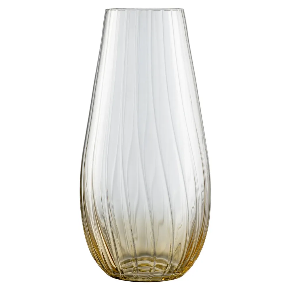 Erne 12" Vase - Amber, Crystal image