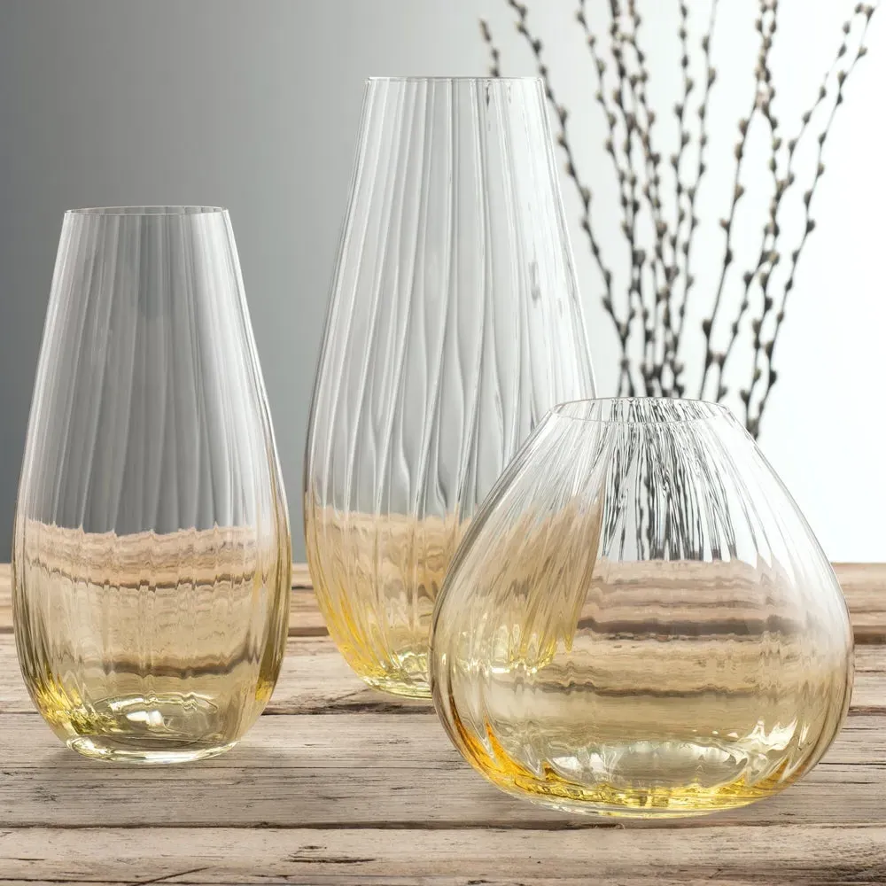 Erne 9.5" Vase - Amber