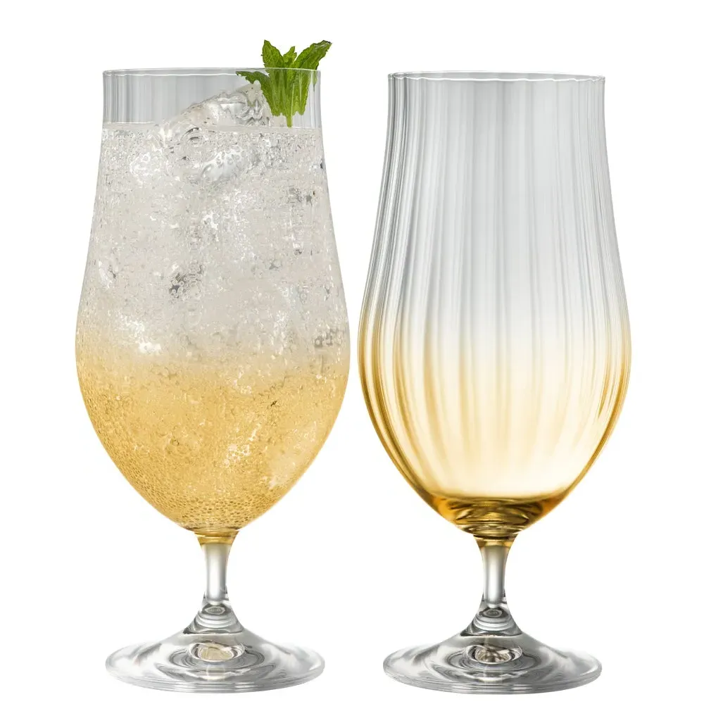 Erne Craft Beer/Cocktail Glass Set of 2 - Amber, Crystal product
