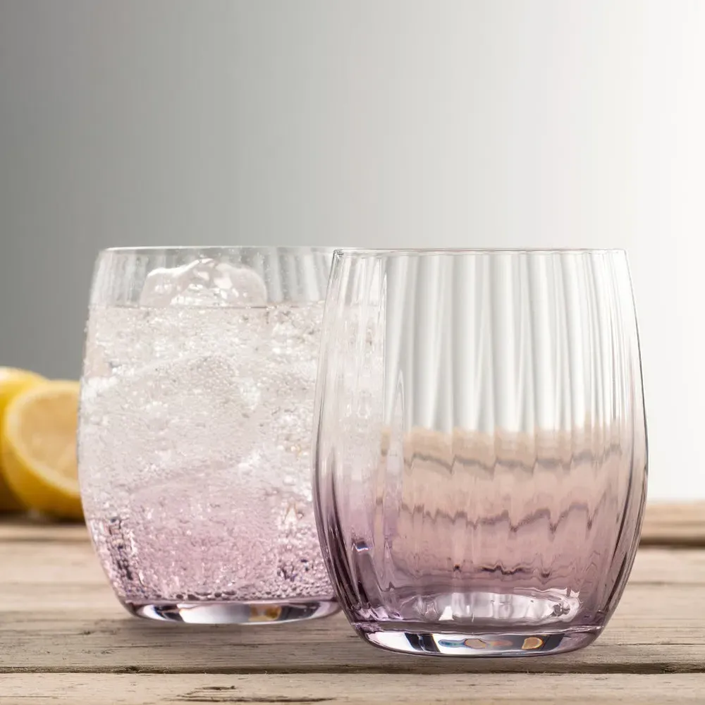 Erne Tumbler Set of 2 - Amethyst, Crystal