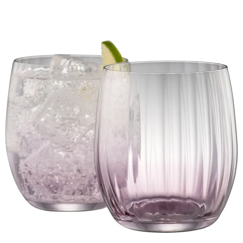Erne Tumbler Set of 2 - Amethyst, Crystal
