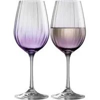 Erne Wine Set of 2 - Amethyst, Crystal