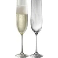Galway Crystal Erne Champagne Flute Pair