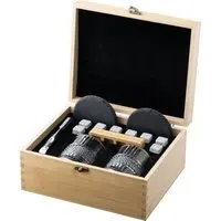 Galway Crystal Eyre Whiskey Set with Cooling Stones