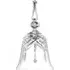 Galway Crystal Longford Make-Up Bell - Crystal