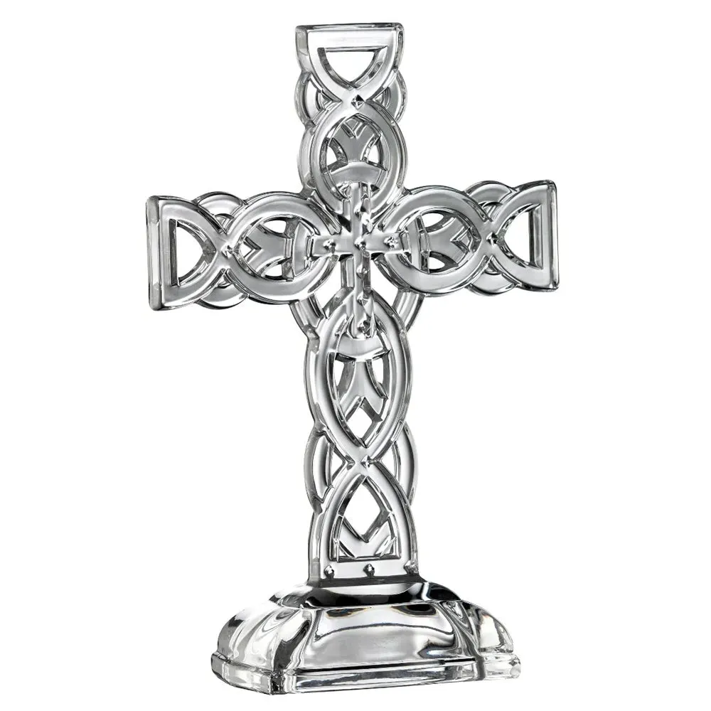 Galway Living Celtic Cross Ornament - Cut Glass product