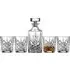 Inisheer Decanter Set with 4 Glasses - Crystal