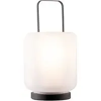 Lantern Table Lamp - Black, Glass