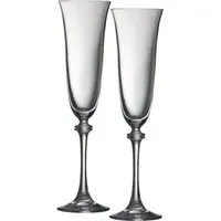 Liberty Flute Pair - Crystal