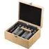 Liffey Whiskey Set with Cooling Stones - Wood
