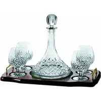 Longford Miniature Brandy Decanter Set with Tray