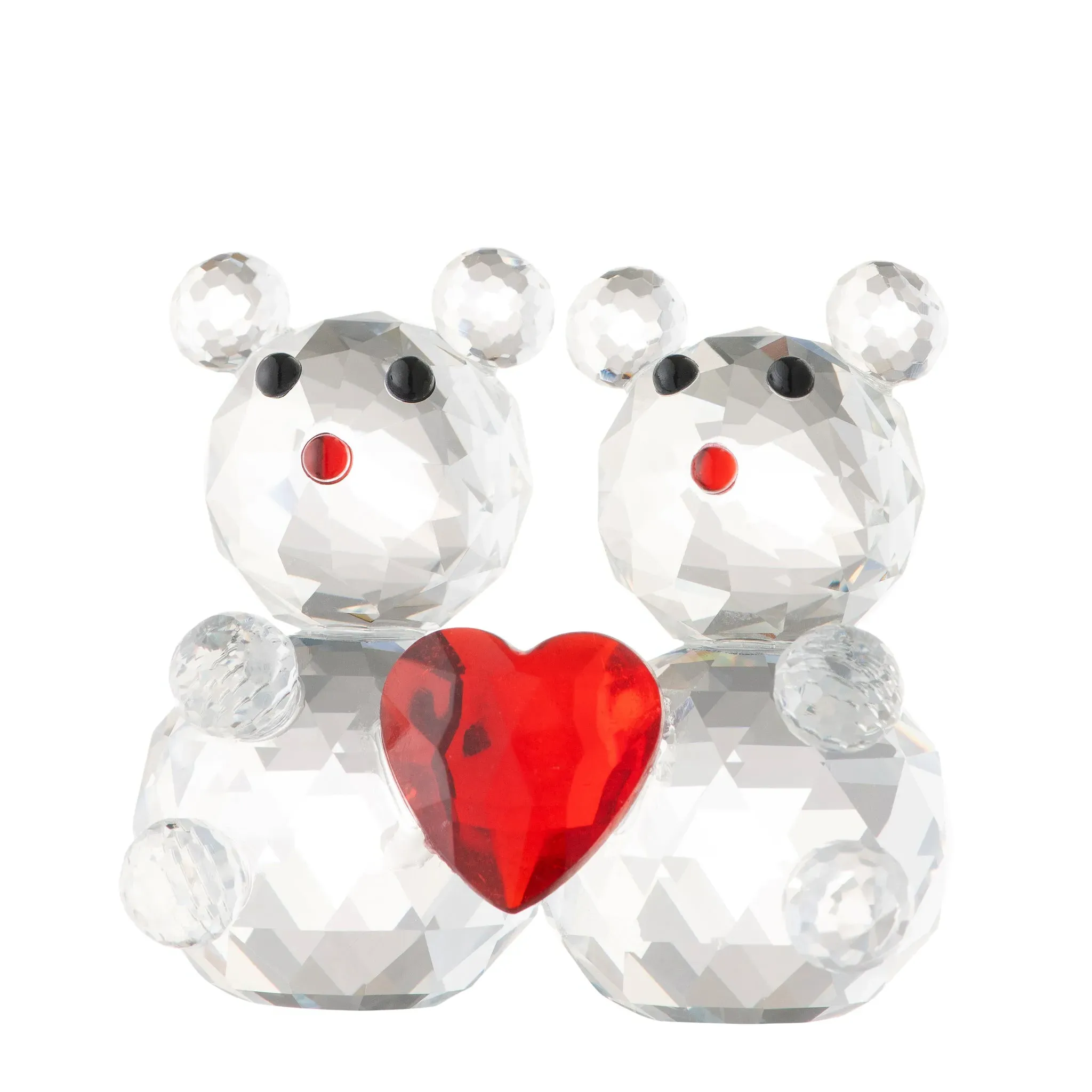 Love Heart Teddy Bears Crystal Figurine product
