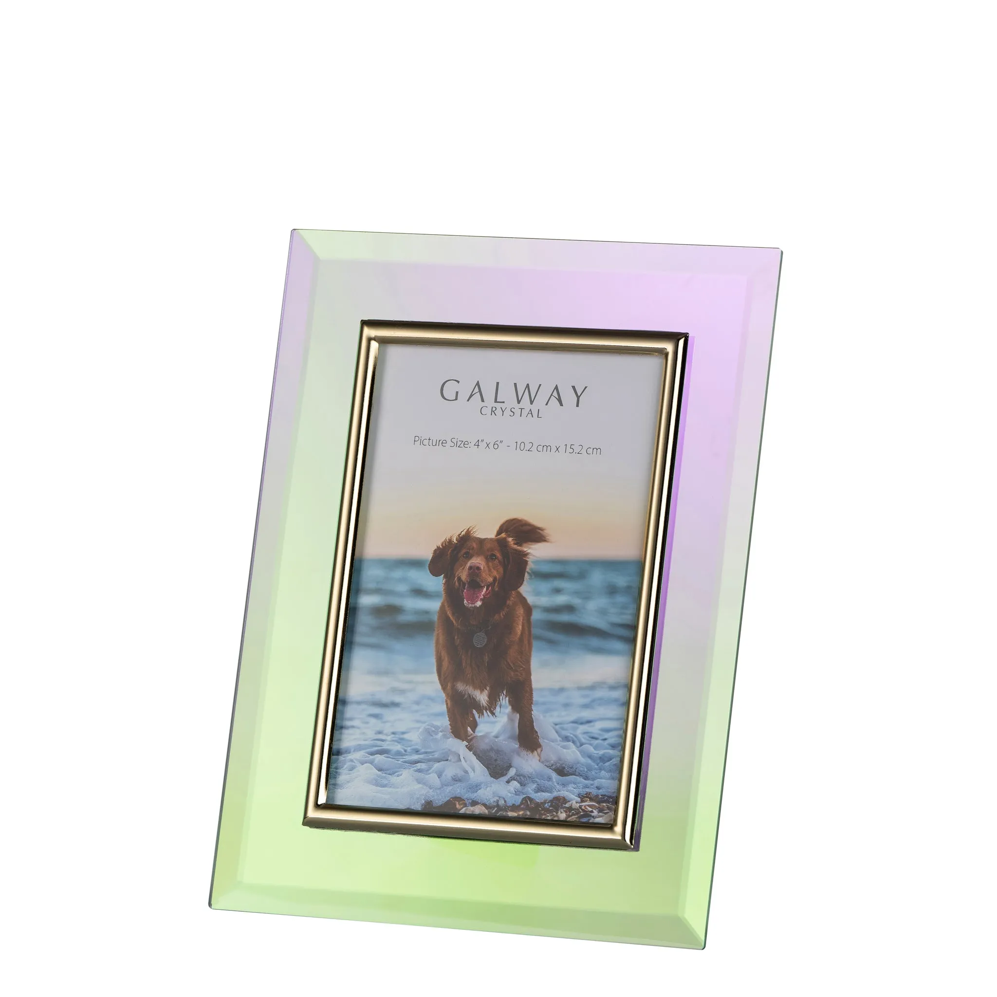 Lustre Glass 4x6 Photo Frame - Crystal image