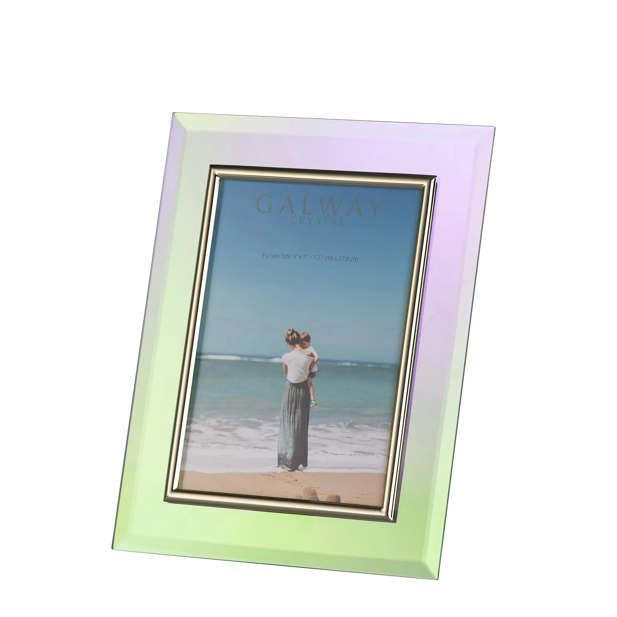 Lustre Glass 5x7 Photo Frame - Crystal