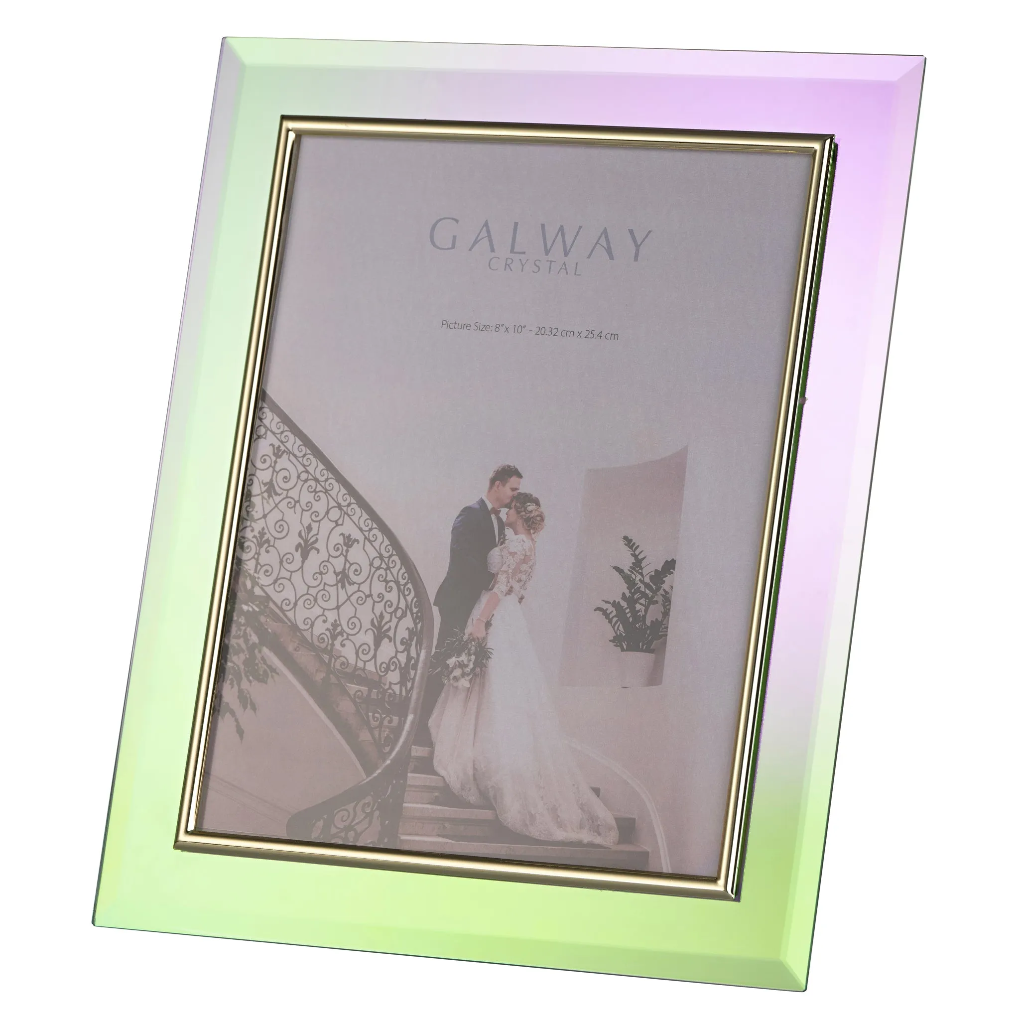 Lustre Glass 8x10 Photo Frame - Crystal