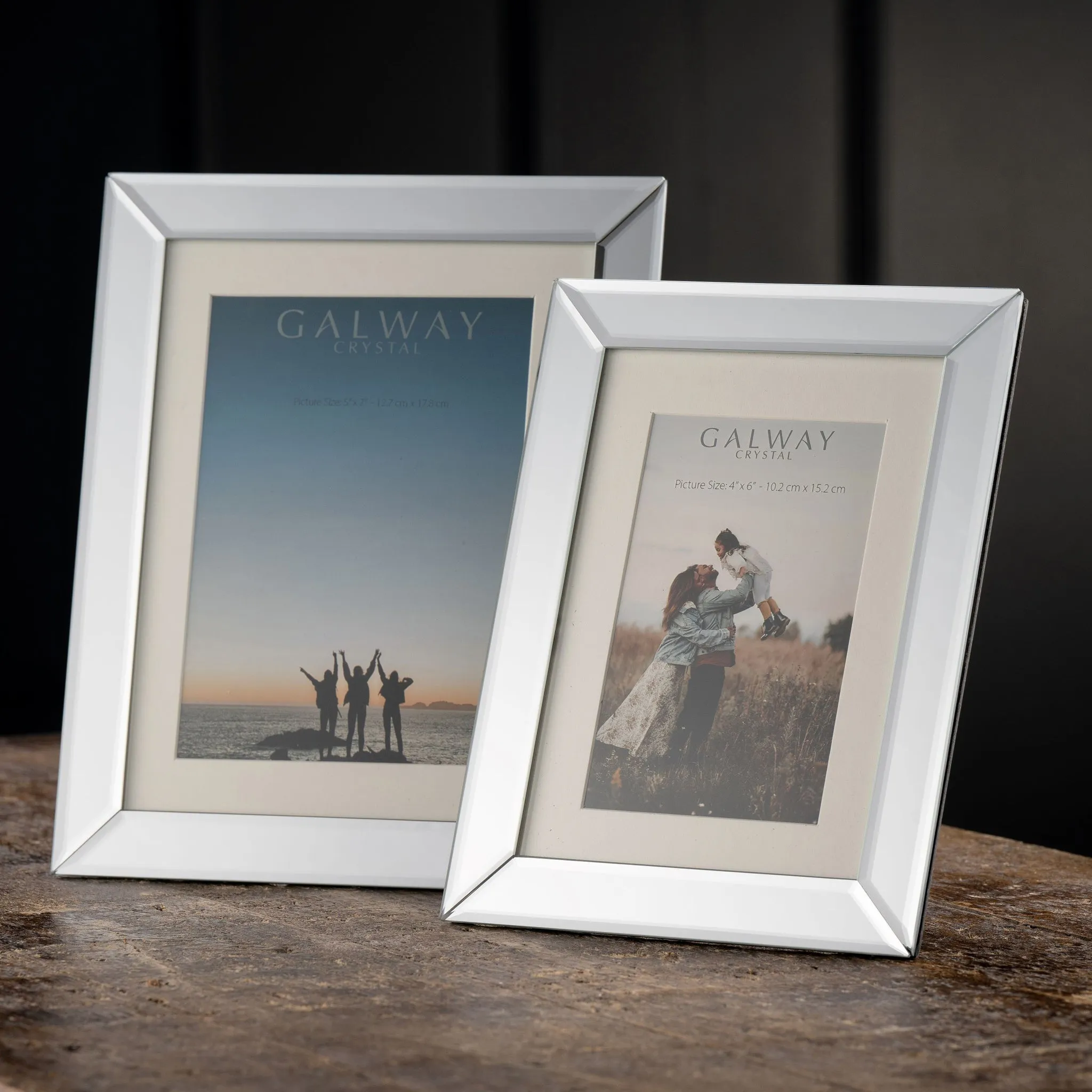 Reflect Glass 4x6 Photo Frame - Crystal