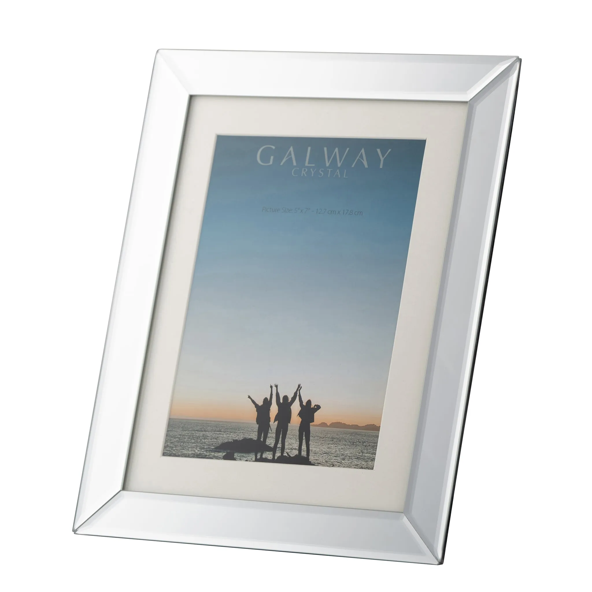 Reflect Glass 5x7 Photo Frame - Crystal