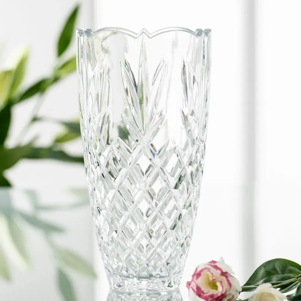 Renmore Cylinder Vase - Crystal