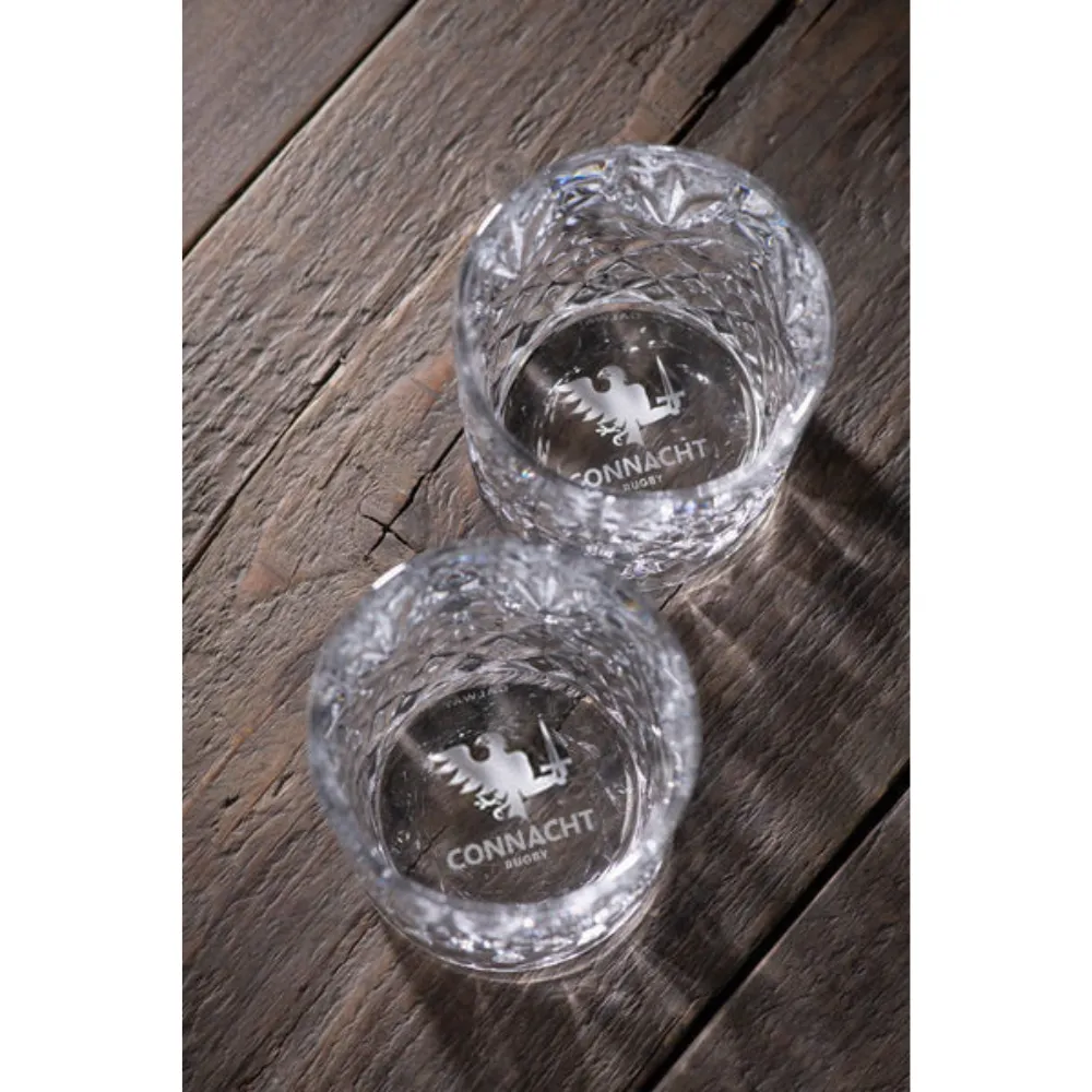 Renmore DOF Whiskey Glass Set of 4 - Cut Crystal