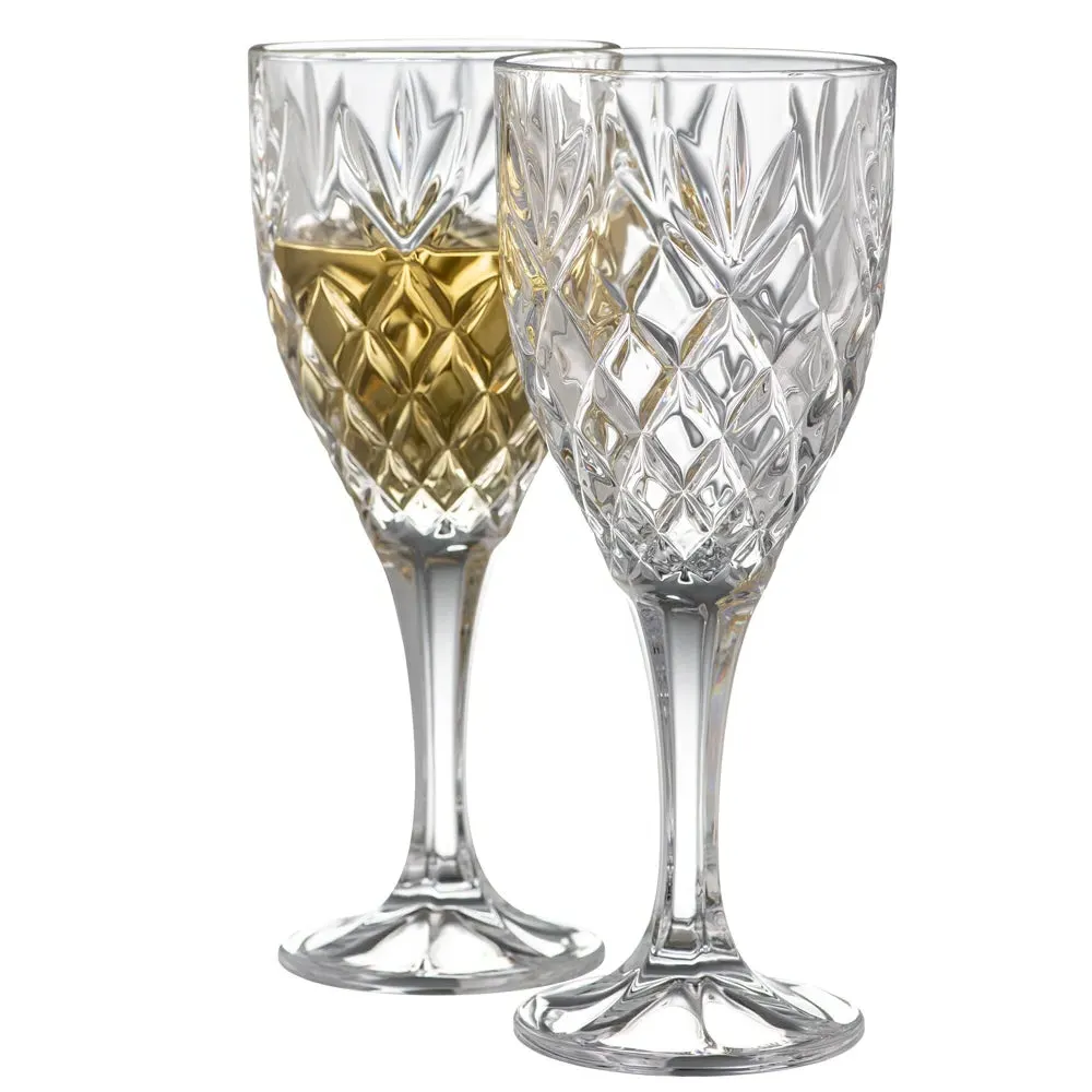 Renmore Goblet Pair - Crystal
