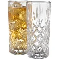 Renmore Hi-Ball Glasses Set of 2 - Crystal