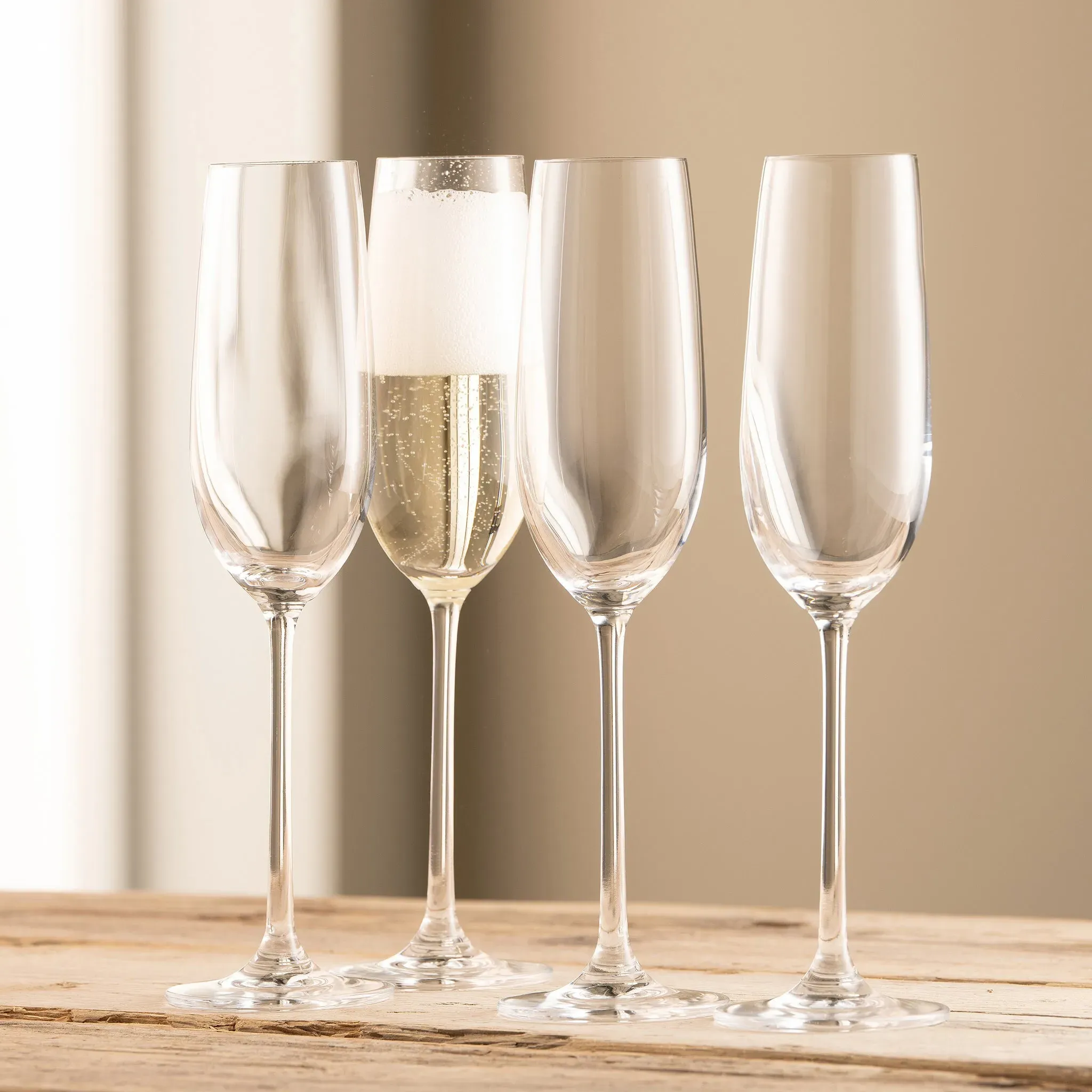 Solus Flute Set of 4 - Crystal