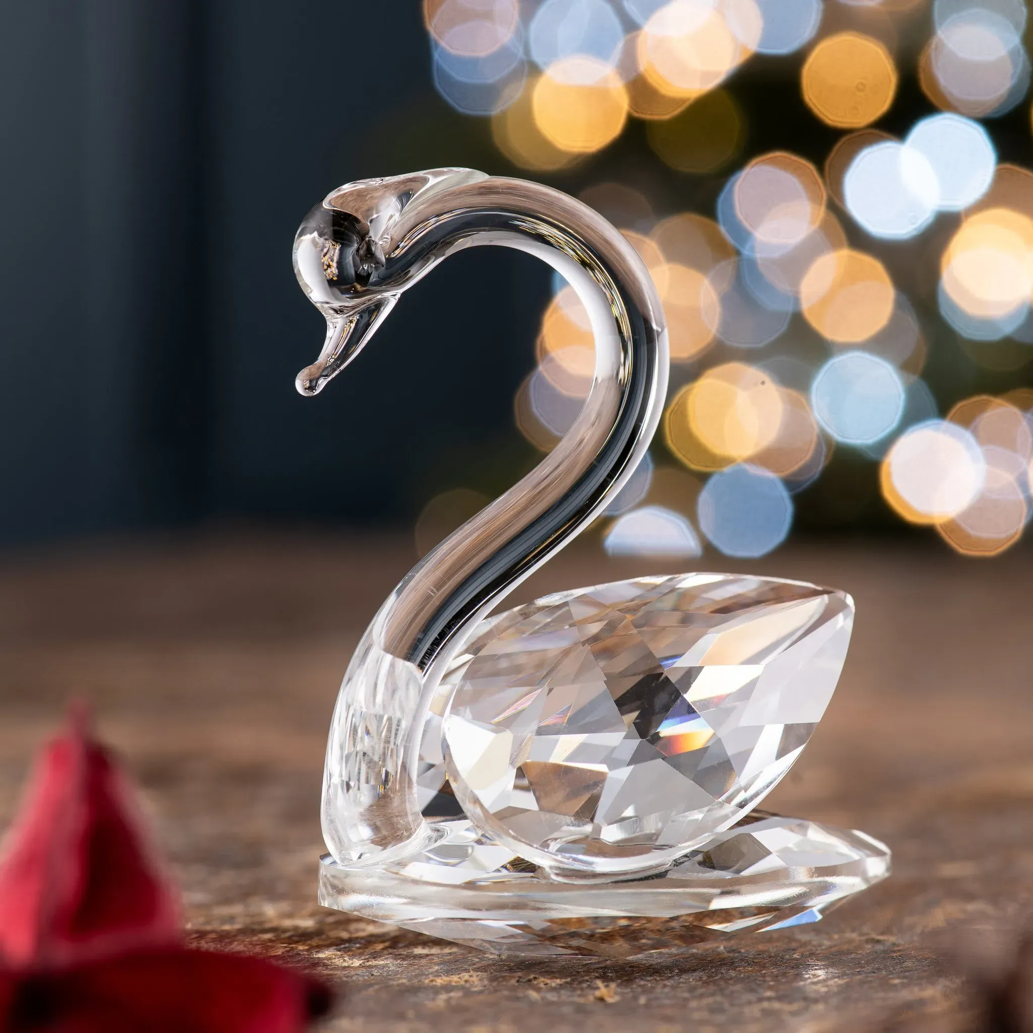 Swan Figurine - Crystal