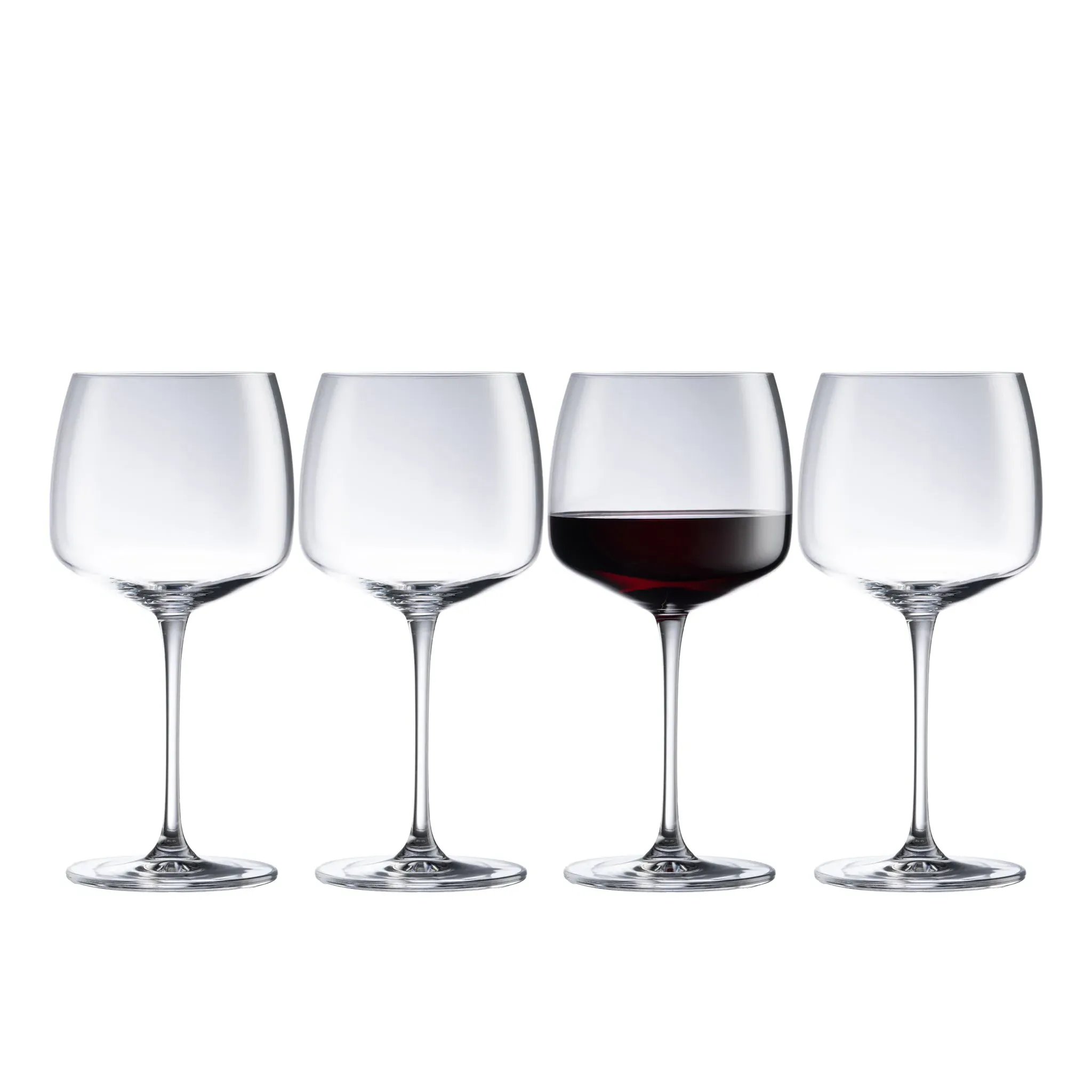 Tivoli Red Wine Glasses Set of 4 - Crystal product